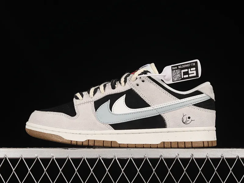 All categories Nk SB Dunk series Nk SB Dunk Low low-top sneakers Nk SB Dunk Low "85" black gray SB low-top sports and leisure sneakers DO9457-118